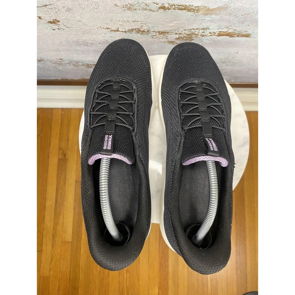 Skechers GOwalk Slip-ins Shoes Womens Size 11 Black Walking Sneakers SN 125277
